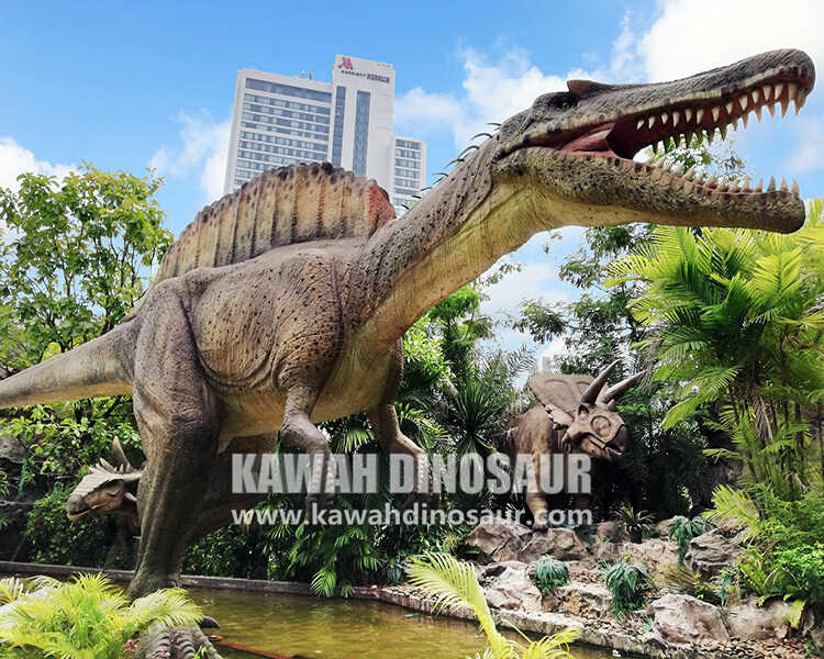 1 Spinosaurus jista 'jkun dinosawru akkwatiku